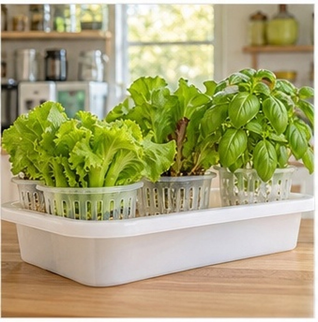 Plant Pot - 4개 세트, 수경 재배용, 두꺼운 통기성