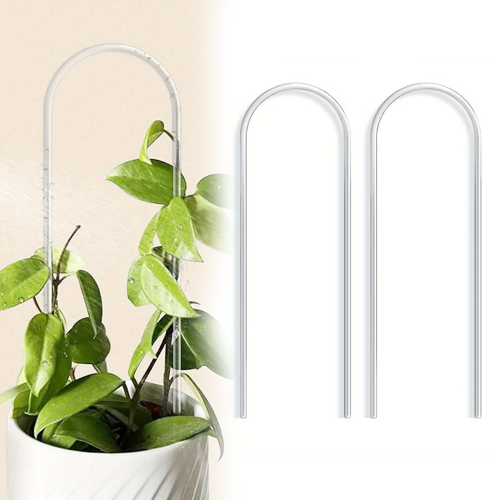 2pcs 아크릴 U 자형 식물 랙 세련된 식물 등반 프 - Indoor Herb Garden 리뷰 및 가격