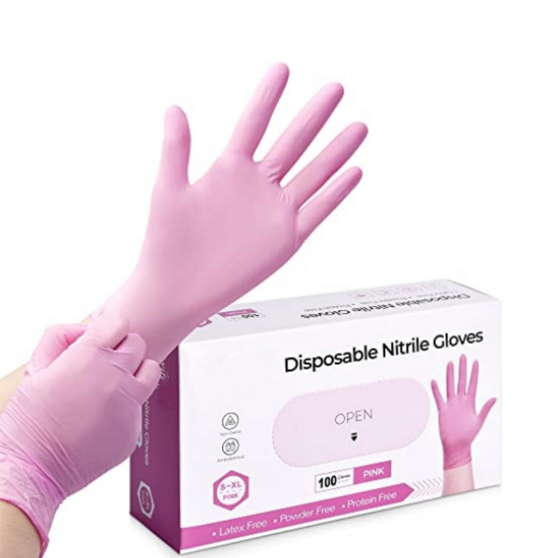 가정용 청소용 핑크 니트릴 일회용 장갑 작업용 주방 정 - Garden Gloves 리뷰 및 가격