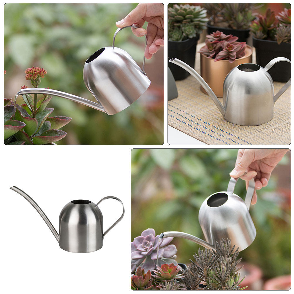 1개입, 긴 주둥이가 달린 물뿌리개, 은색, 두꺼운 재 - Watering Can 리뷰 및 가격
