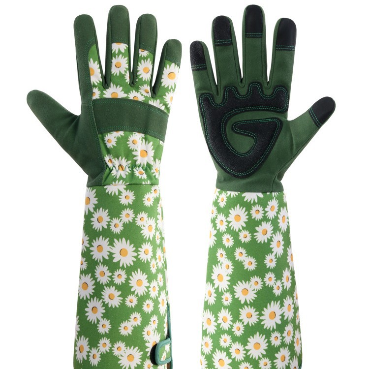 여성용 정원 장갑 통기성 긴 정원 장갑 그립이 있는 가 - Garden Gloves 리뷰 및 가격