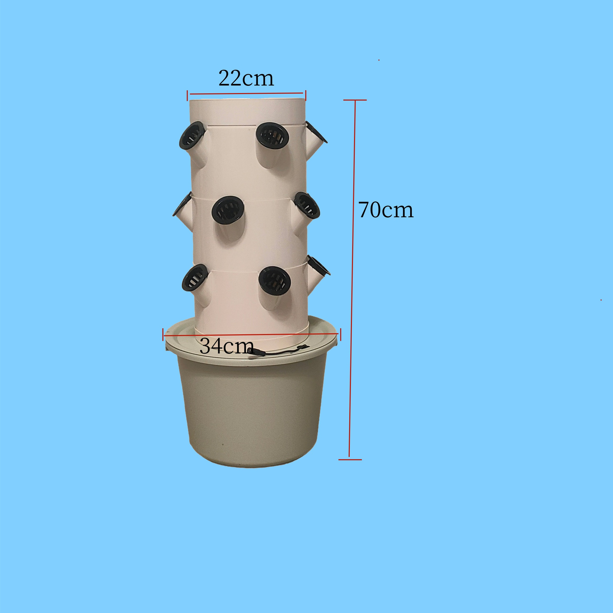 수직 수경 재배 시스템 3단 15구 실내 정원 키트 ( - Hydroponic Kit 리뷰 및 가격